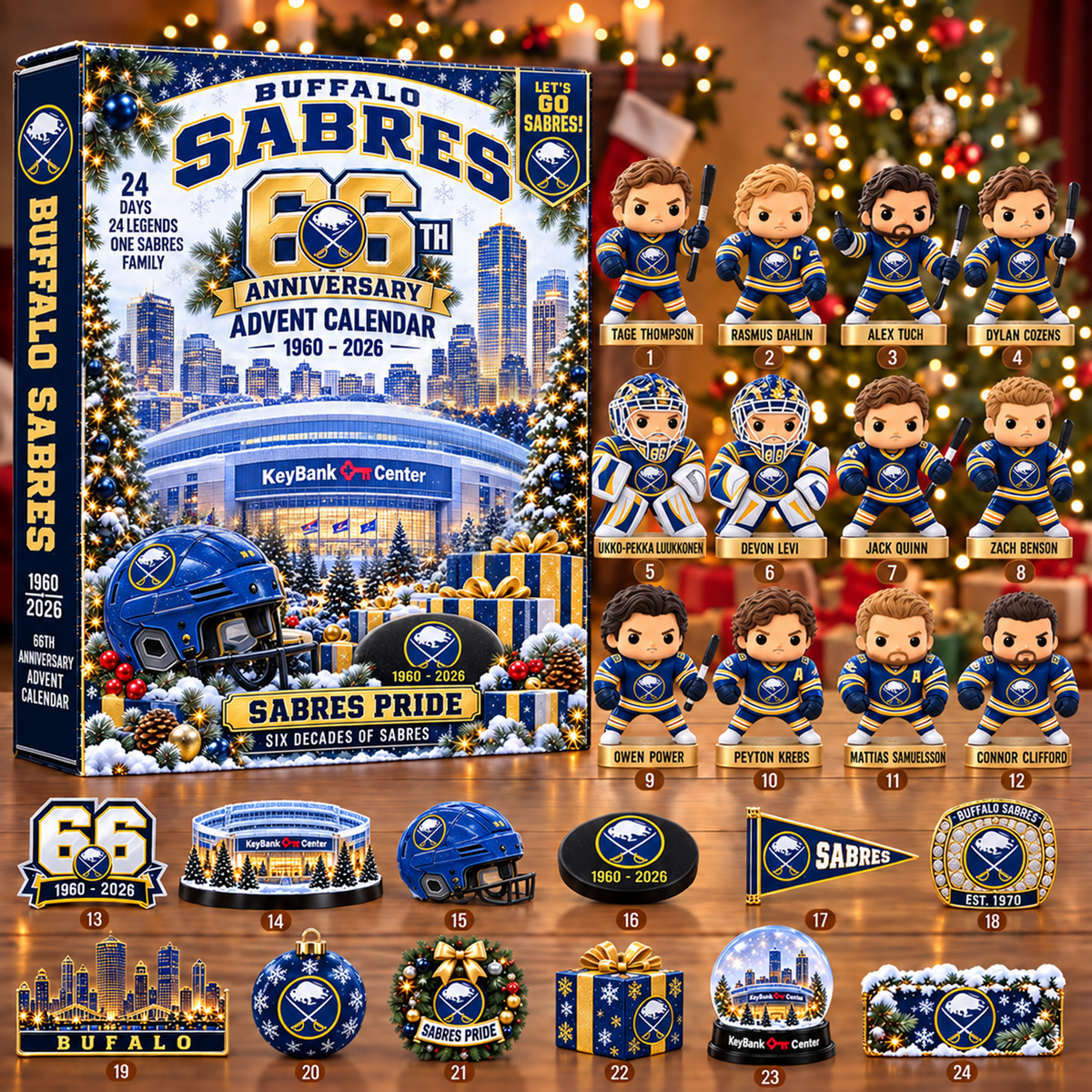 NHL x BUF Christmas V2 Advent Calendar Blind Box