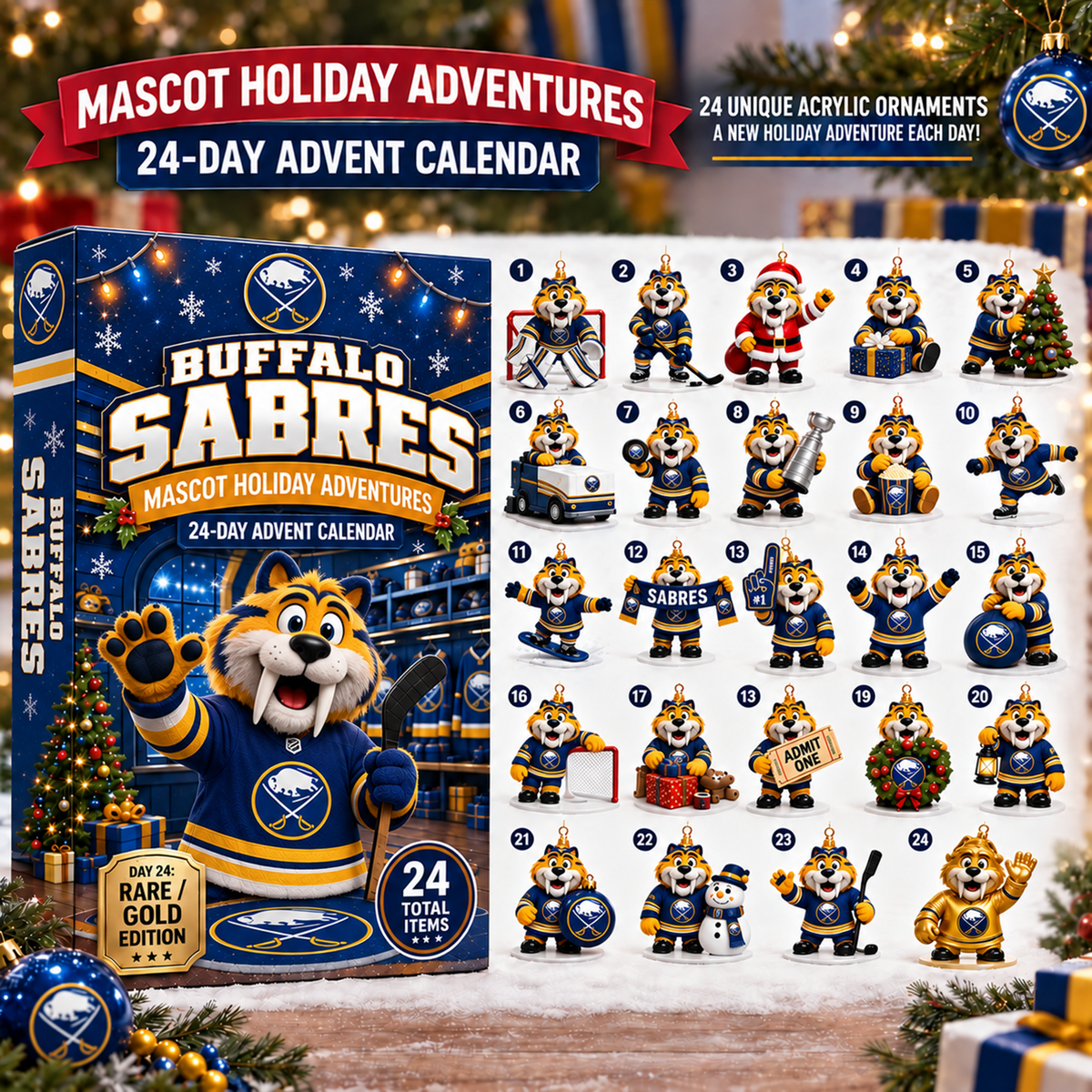 NHL x BUF Mascot Advent Calendar
