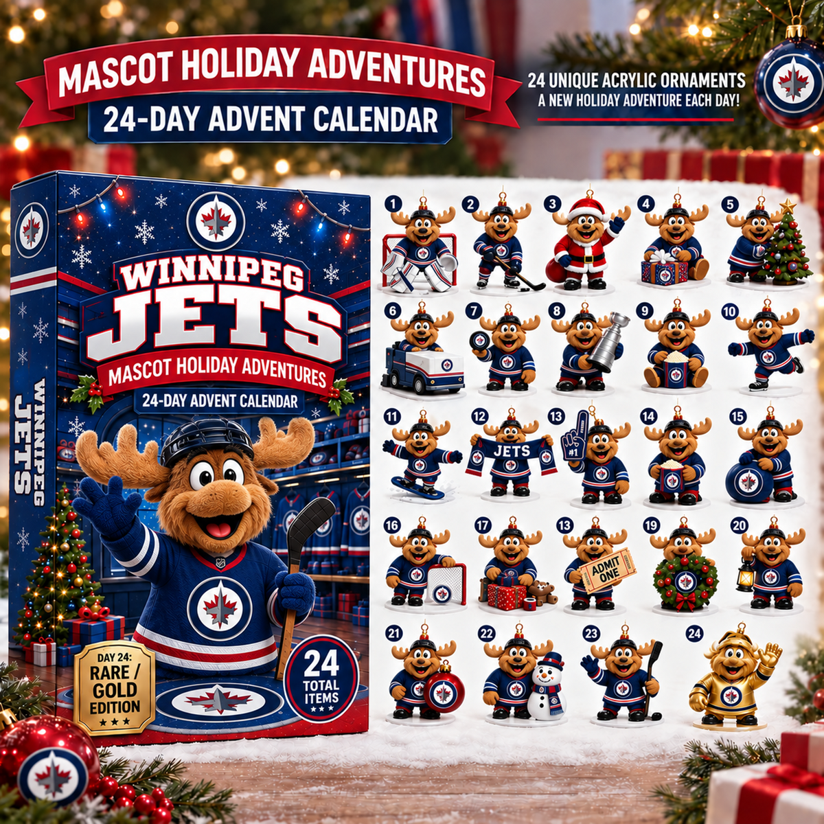 NHL x WIN Mascot Advent Calendar