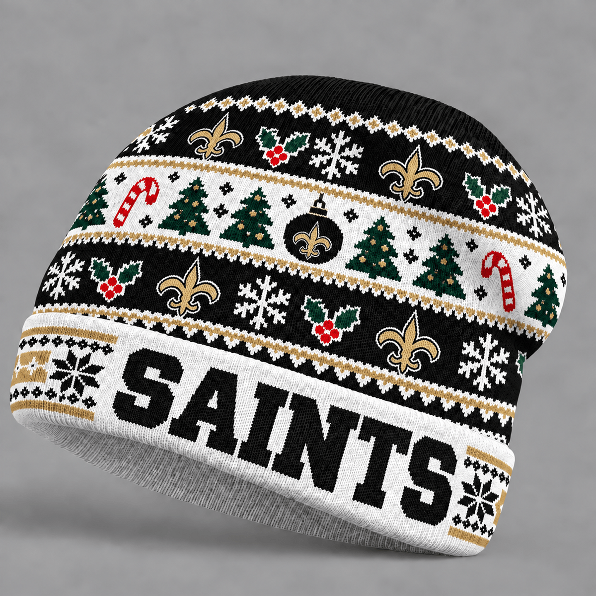 NO x NFL Christmas Game Day Beanie Hat