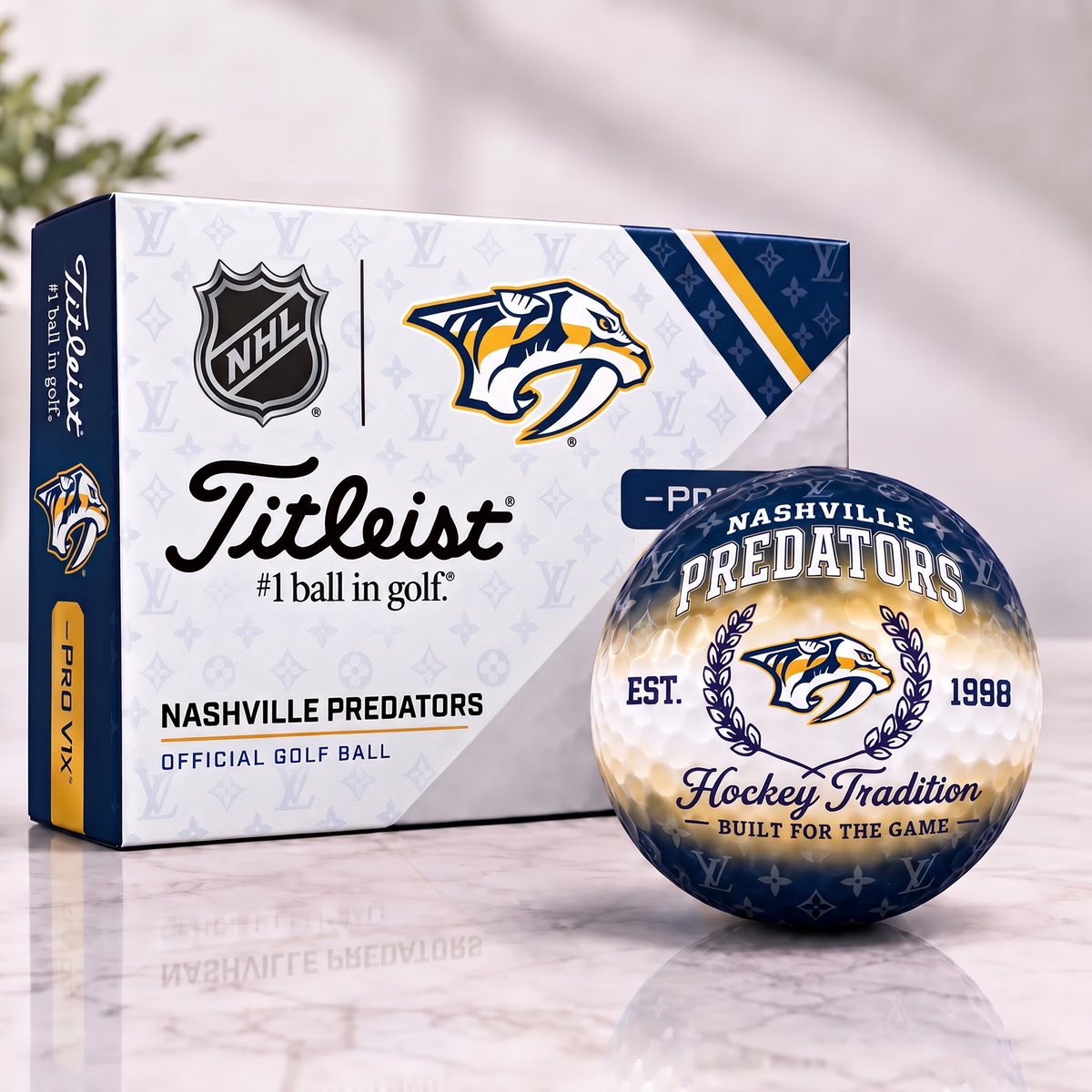 NP x NHL Custom LV x Titleist Pro V1 Golf Balls Set V2
