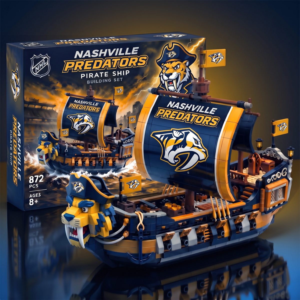 NP x x NHL 50th Anniversary Pirate Ship Building Set