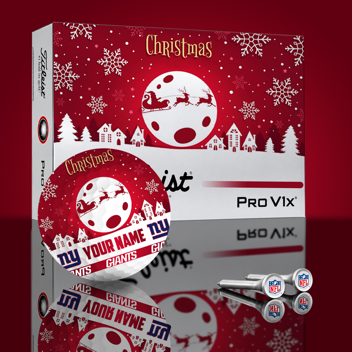 NYG x NFL PERSONALIZED GOLF BALL LIMITED EDITION V3