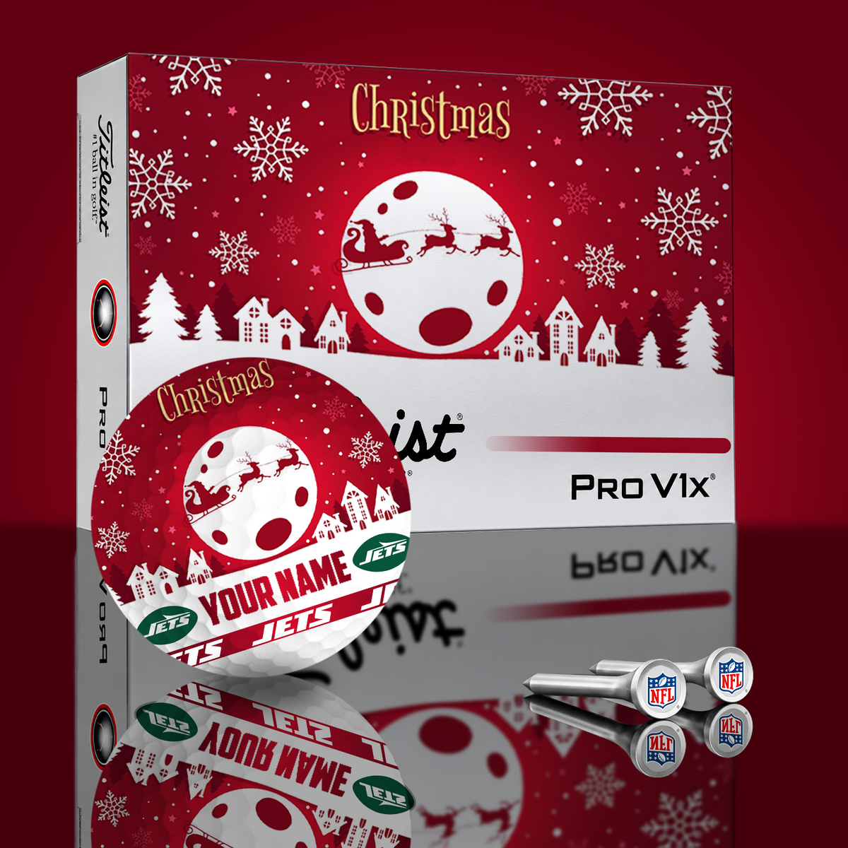 NYJ x NFL PERSONALIZED GOLF BALL LIMITED EDITION V3