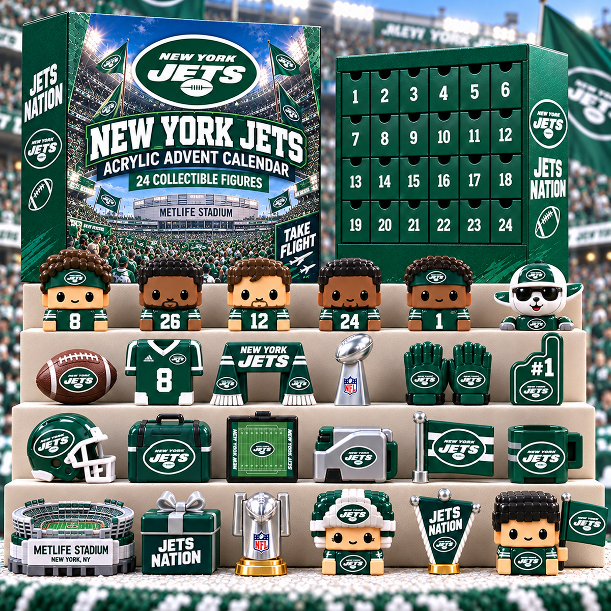 NYJ x NFL Premium 24 Days Of Advent Calendar