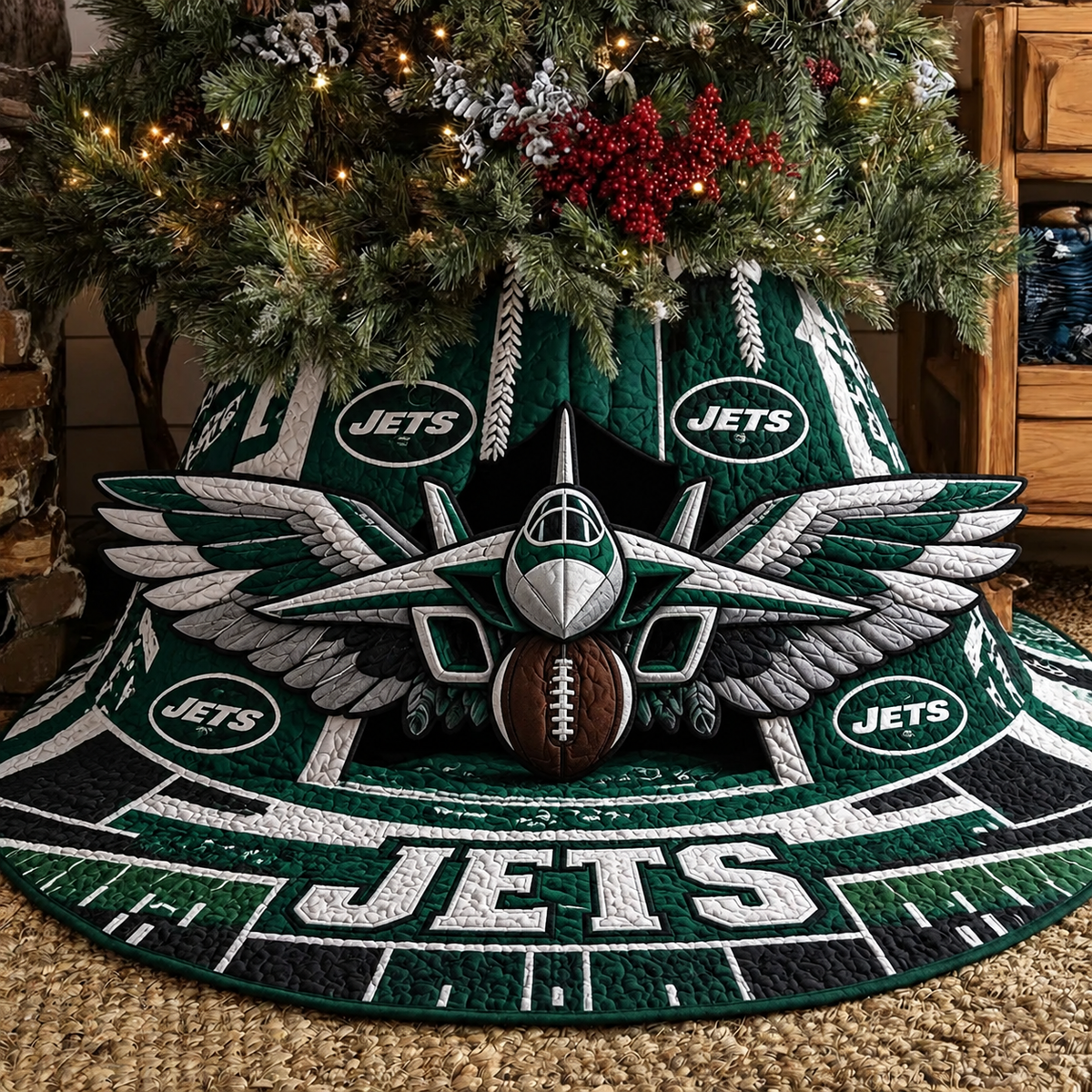 NYJ x NFL Premium Tree Skirt