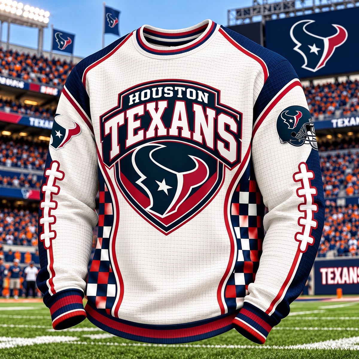 OFFICIAL NFL X PREMIUM HT EXCLUSIVE BESPOKE CLASSIC 3D Sweatshirt EDITION