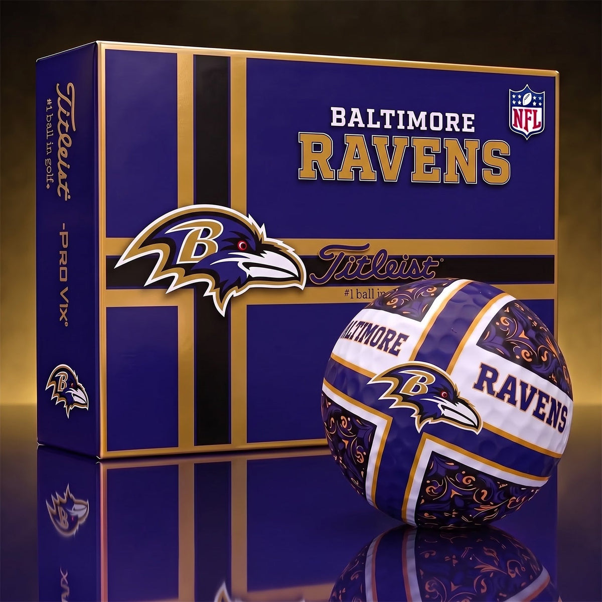 OFFICIAL TITLIEST X PREMIUM NFL BAL 3D GOLF BALL IN THE SHAPE OF A CROSS FOR FAN EDITION V2
