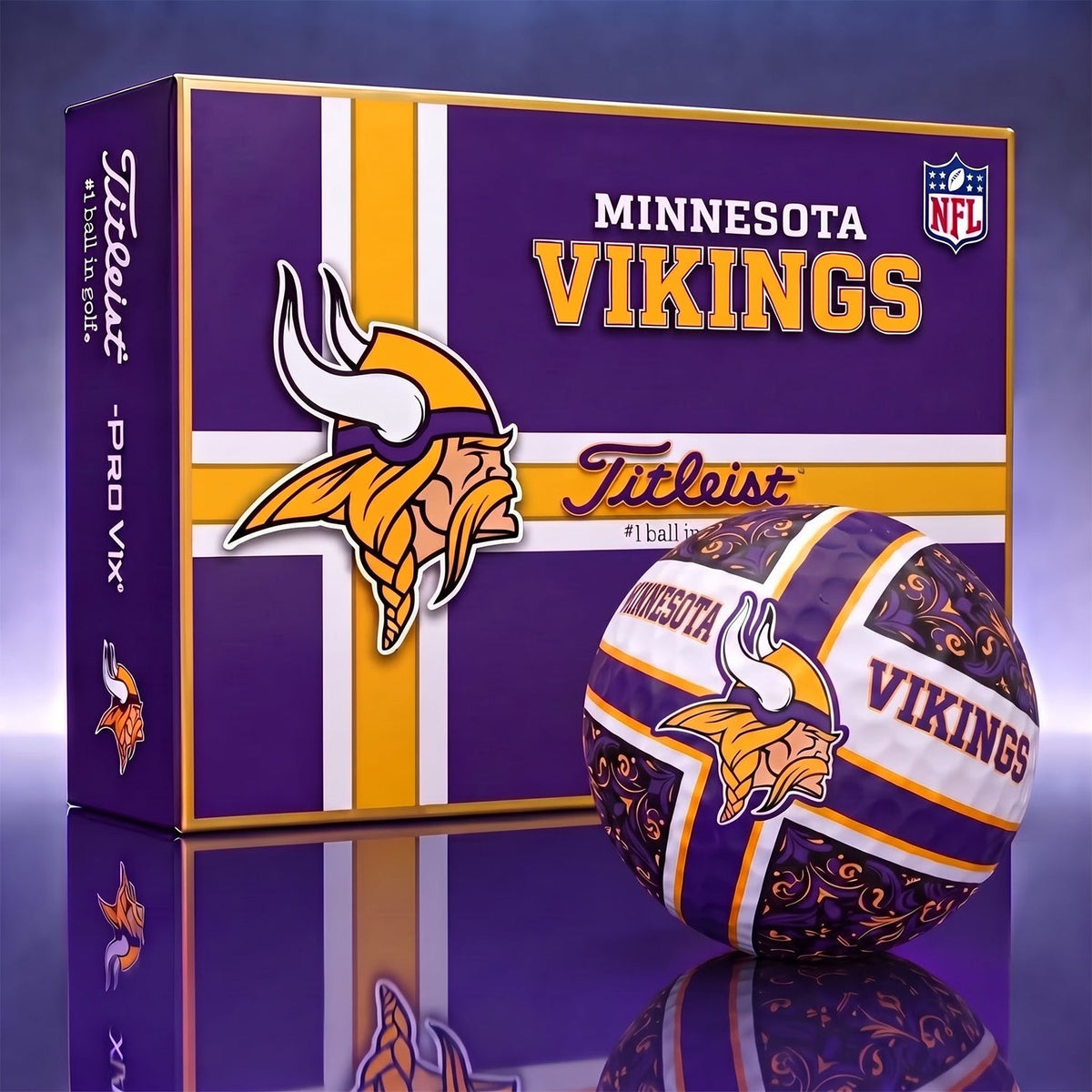 OFFICIAL TITLIEST X PREMIUM NFL MIN 3D GOLF BALL IN THE SHAPE OF A CROSS FOR FAN EDITION V2
