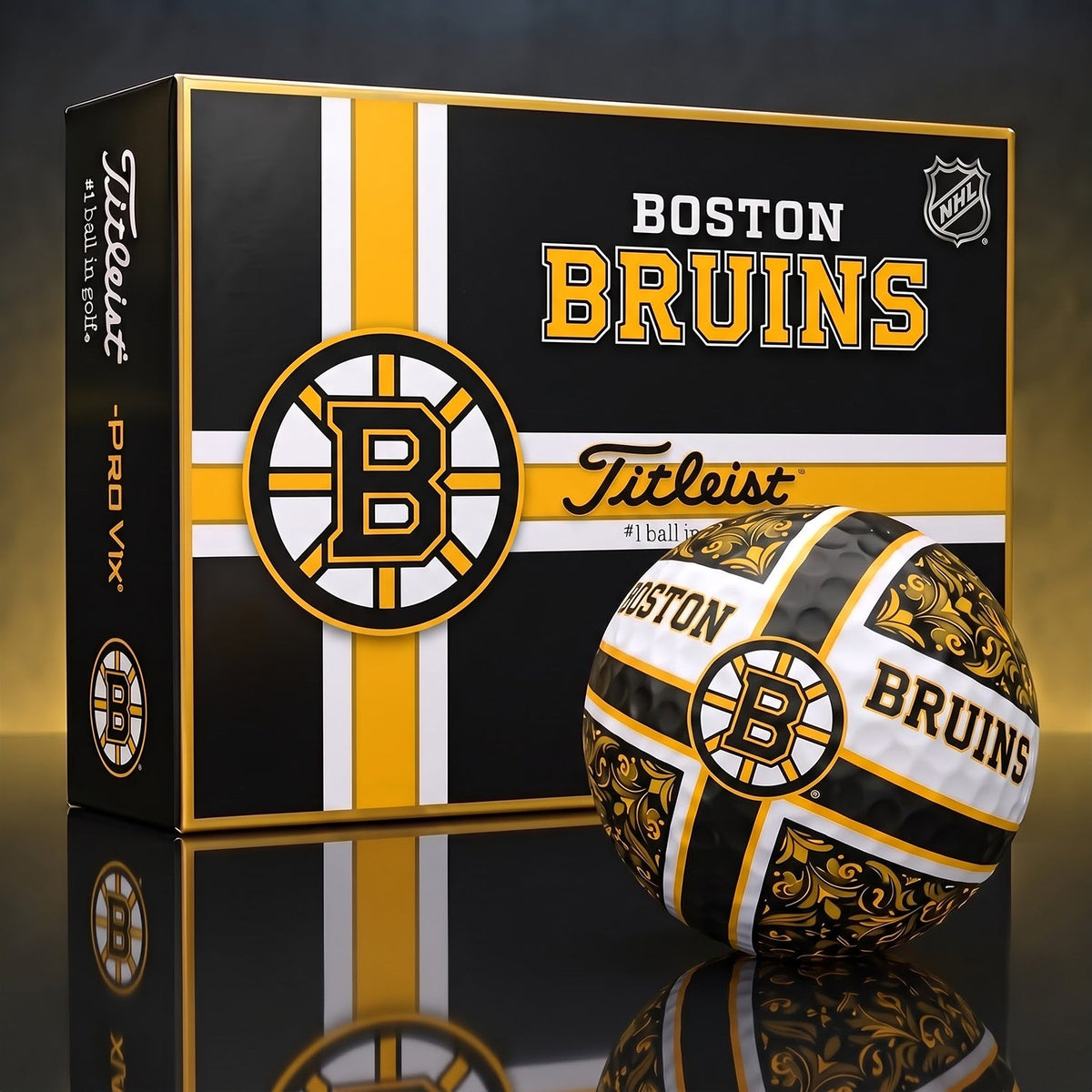 OFFICIAL TITLIEST X PREMIUM NHL BB 3D GOLF BALL IN THE SHAPE OF A CROSS FOR FAN EDITION V2