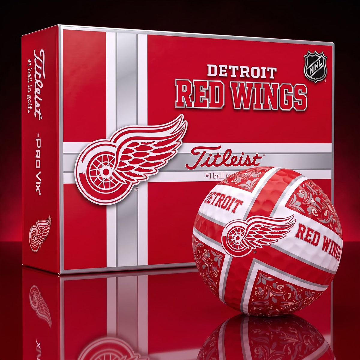 OFFICIAL TITLIEST X PREMIUM NHL DRW 3D GOLF BALL IN THE SHAPE OF A CROSS FOR FAN EDITION V2