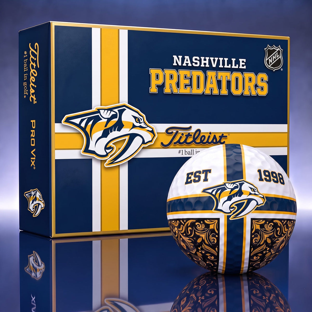 OFFICIAL TITLIEST X PREMIUM NHL NP 3D GOLF BALL IN THE SHAPE OF A CROSS FOR FAN EDITION