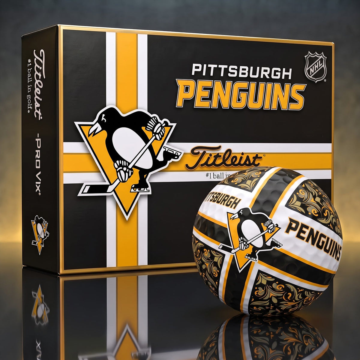OFFICIAL TITLIEST X PREMIUM NHL PP 3D GOLF BALL IN THE SHAPE OF A CROSS FOR FAN EDITION V2