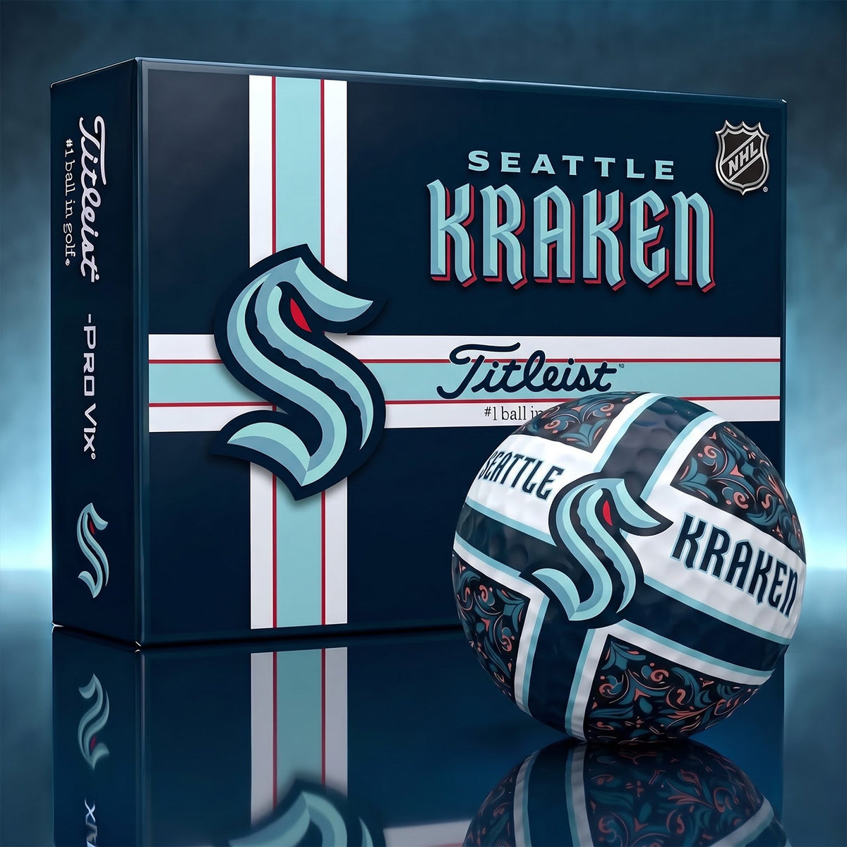 OFFICIAL TITLIEST X PREMIUM NHL SK 3D GOLF BALL IN THE SHAPE OF A CROSS FOR FAN EDITION V2