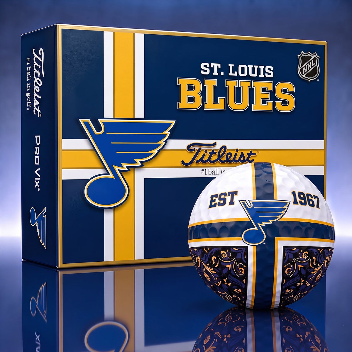 OFFICIAL TITLIEST X PREMIUM NHL SLB 3D GOLF BALL IN THE SHAPE OF A CROSS FOR FAN EDITION