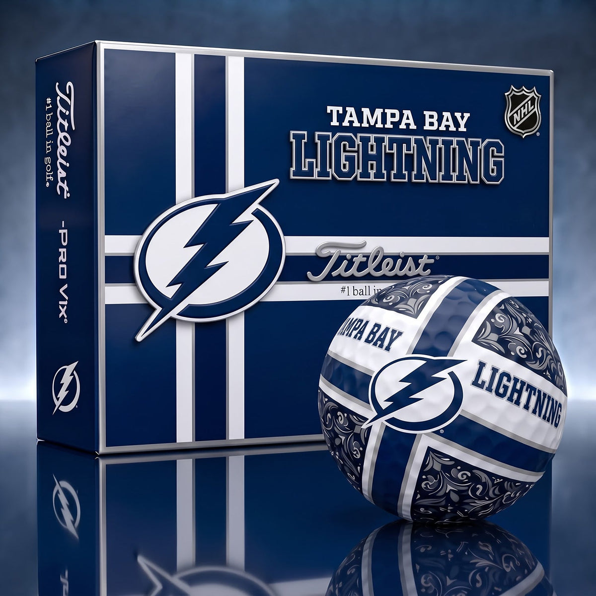 OFFICIAL TITLIEST X PREMIUM NHL TBL 3D GOLF BALL IN THE SHAPE OF A CROSS FOR FAN EDITION V2