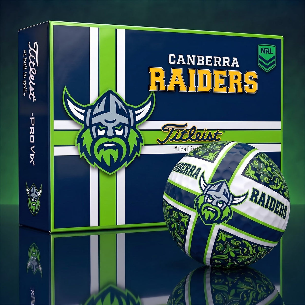 OFFICIAL TITLIEST X PREMIUM NRL CR 3D GOLF BALL IN THE SHAPE OF A CROSS FOR FAN EDITION V2