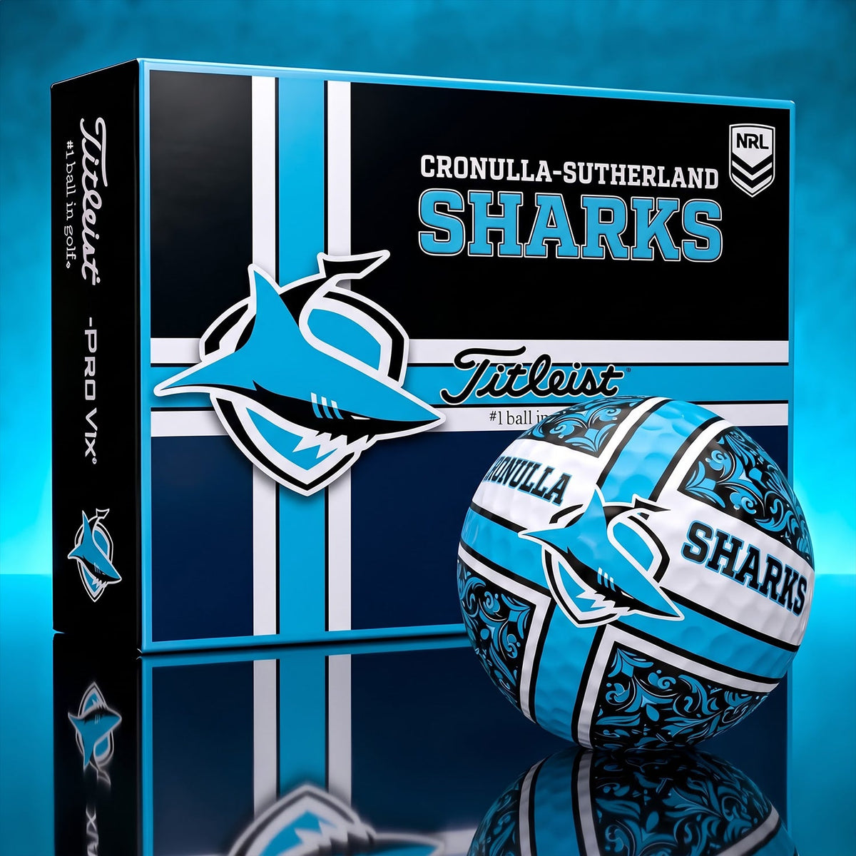 OFFICIAL TITLIEST X PREMIUM NRL CSS 3D GOLF BALL IN THE SHAPE OF A CROSS FOR FAN EDITION V2