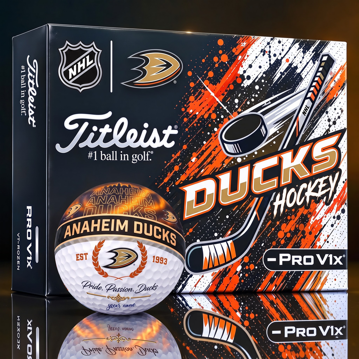 OFFICIAL TITLIEST X SIGNATURE NHL AD CUSTOME NAME 3D NEON GALAXY V3 PLUS EDITION