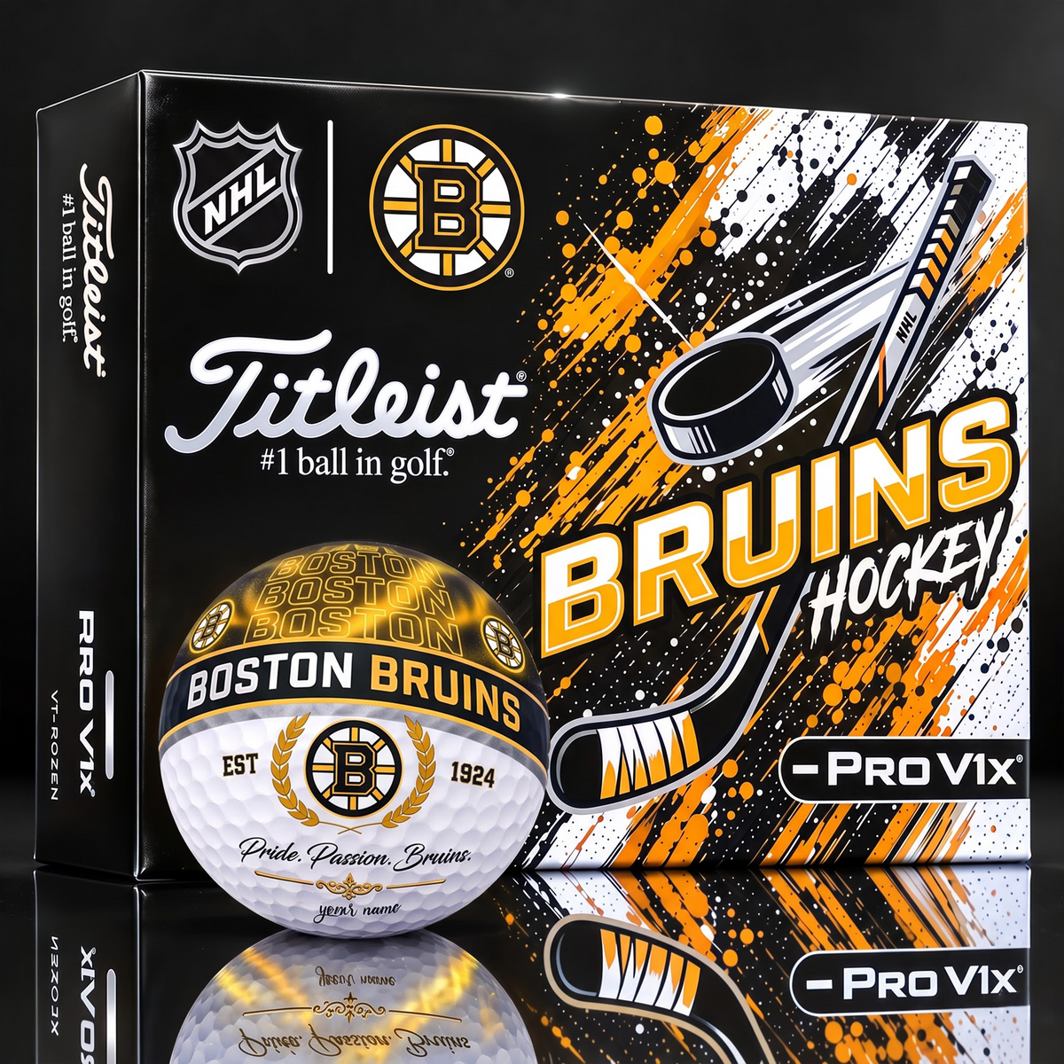 OFFICIAL TITLIEST X SIGNATURE NHL BB CUSTOME NAME 3D NEON GALAXY V3 PLUS EDITION