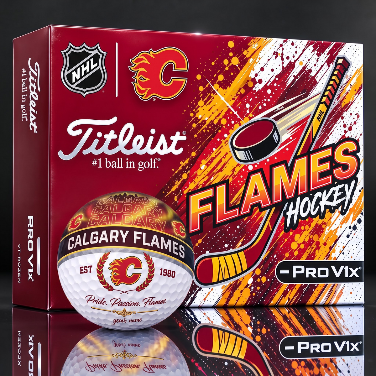 OFFICIAL TITLIEST X SIGNATURE NHL CF CUSTOME NAME 3D NEON GALAXY V3 PLUS EDITION