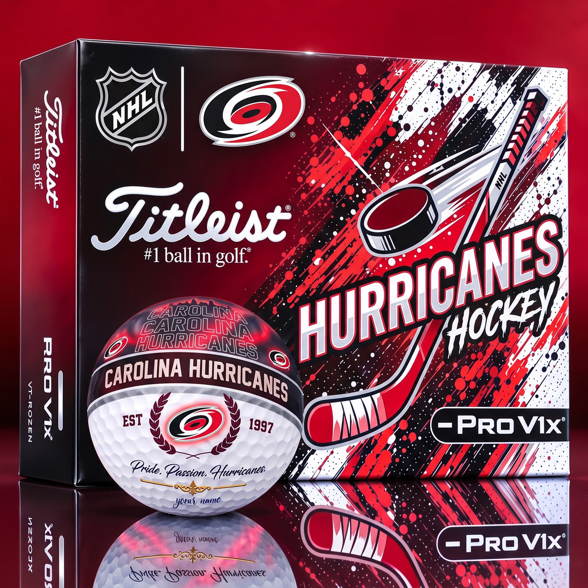 OFFICIAL TITLIEST X SIGNATURE NHL CH CUSTOME NAME 3D NEON GALAXY V3 PLUS EDITION