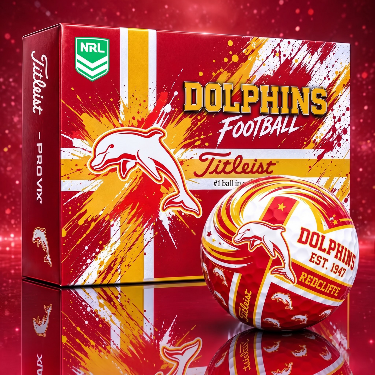 Official NRLx DOL Titleist Bespoke 3D Jesus Faith Golf Ball Collector Set EDITION