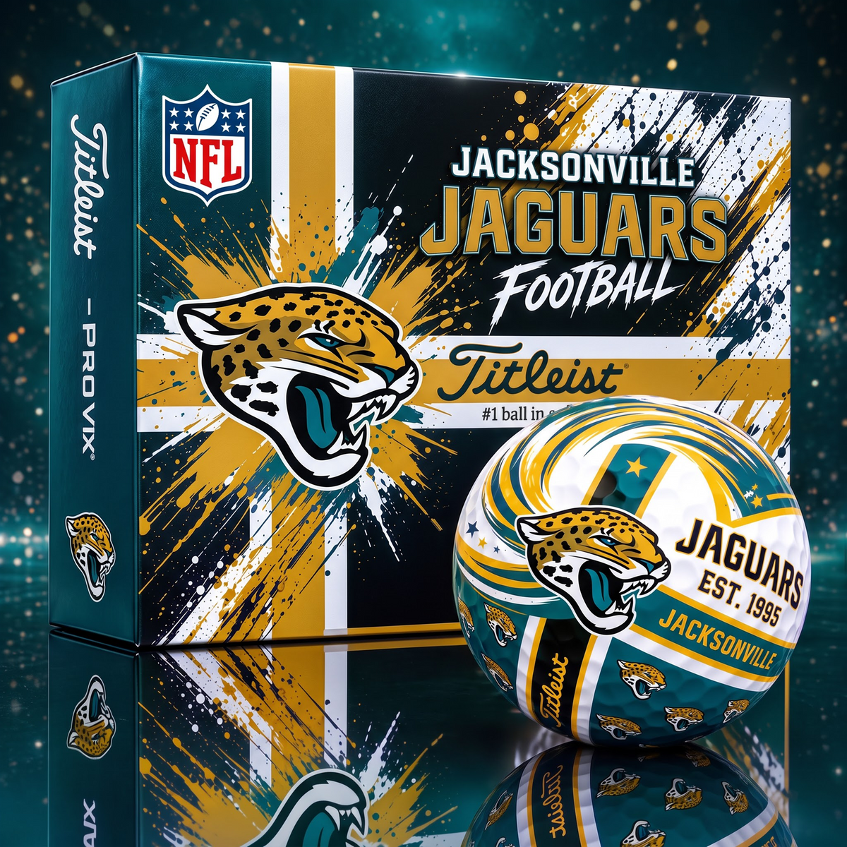 Official NFL x JJ Titleist Bespoke 3D Jesus Faith Golf Ball Collector Set EDITION