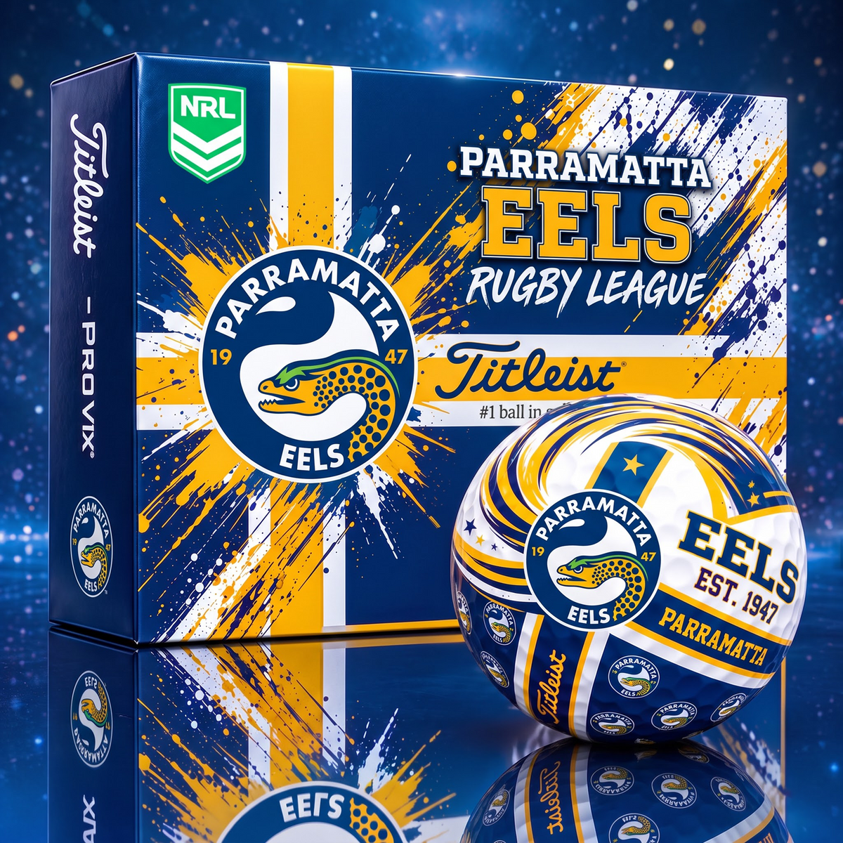 Official NRL x PE Titleist Bespoke 3D Jesus Faith Golf Ball Collector Set EDITION