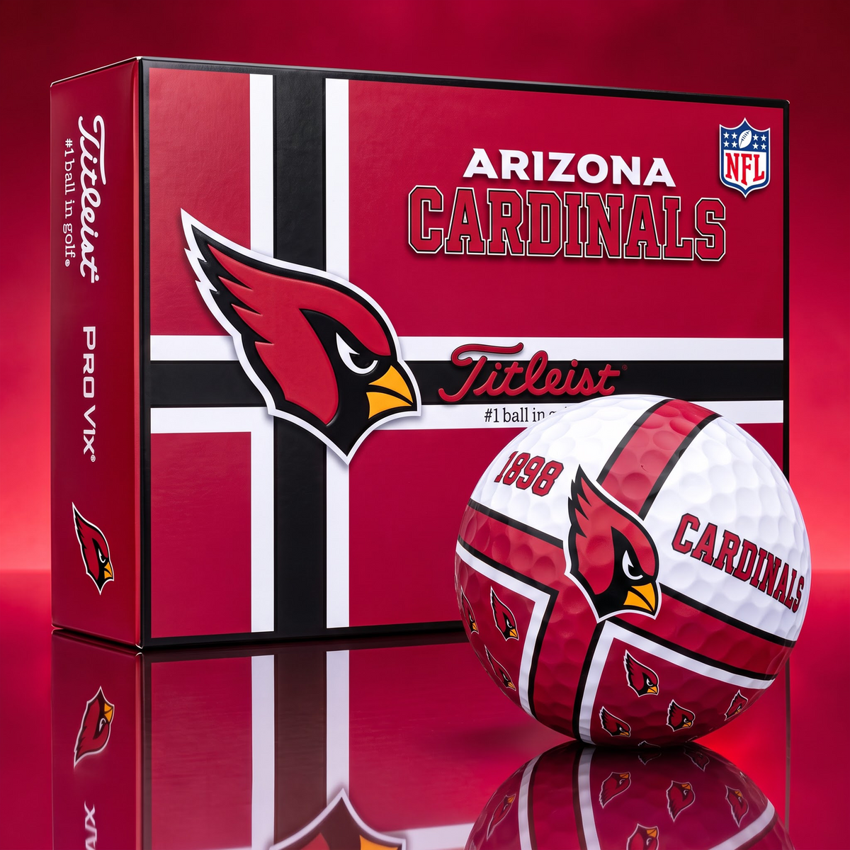 Official NFL x Titleist AC Bespoke 3D Cross V3 Golf Balls for Faithful Fans EDITION