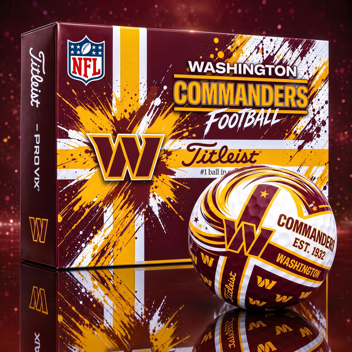 Official NFL x WC Titleist Bespoke 3D Jesus Faith Golf Ball Collector Set EDITION