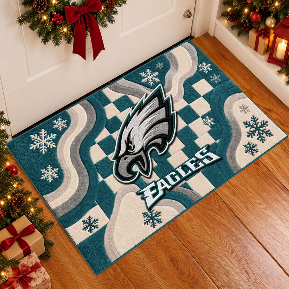 PHI x NFL Christmas Doormat