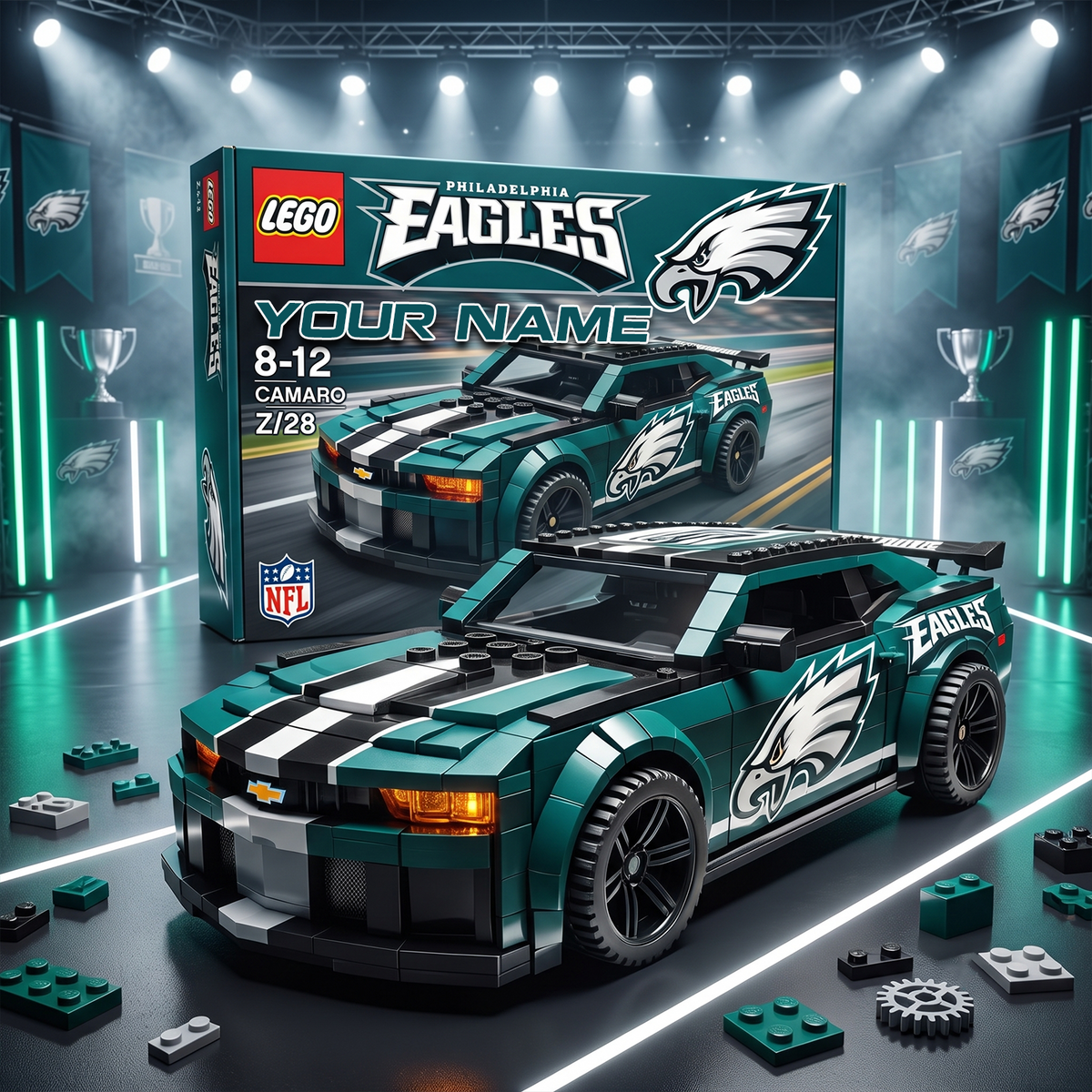 PHI x NFL Football Team Camaro Z28 V2