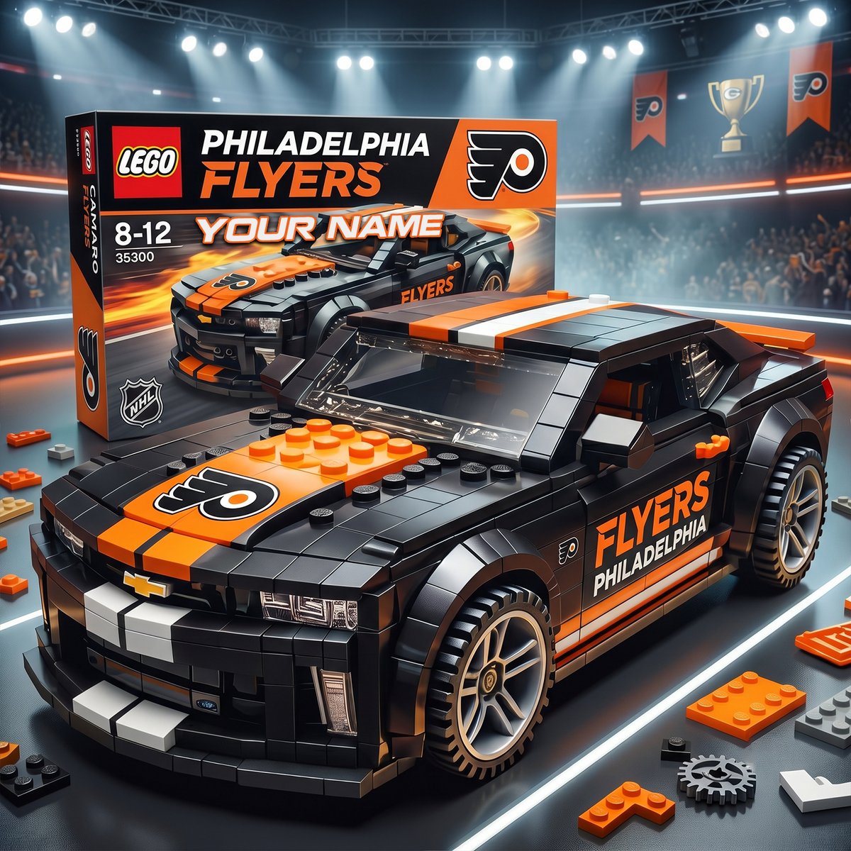 PHI x NHL Football Team Camaro Z28 V2