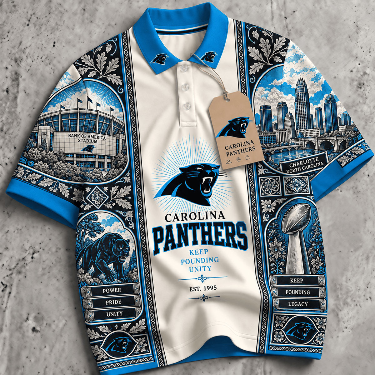 PREMIUM NFL X CP EXCLUSIVE RETRO VINTAGE POLO SHIRT LIMITED EDITION