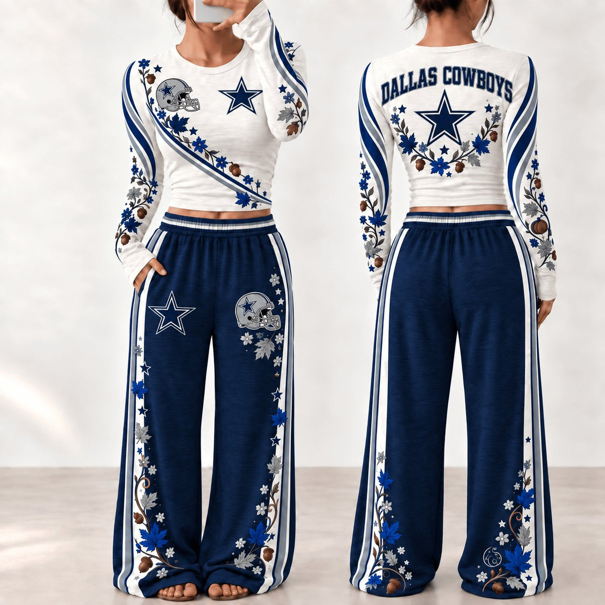 PREMIUM NFL X DAL EXCLUSIVE Woman Fall Season Lounge Set Limited Edition