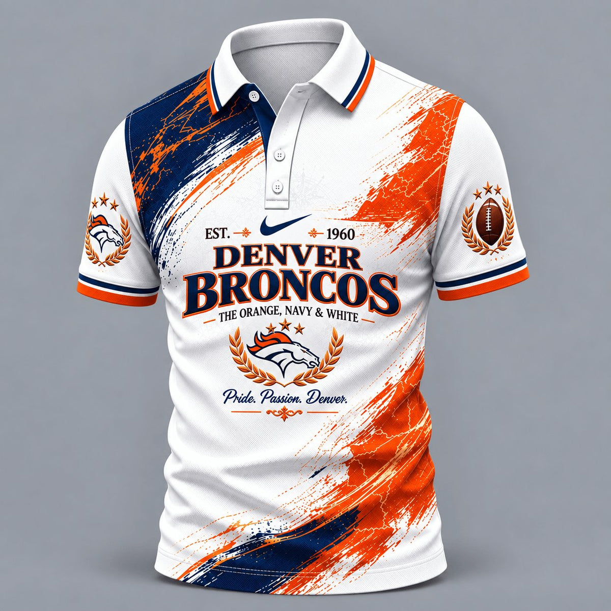 PREMIUM NFL X DEN EXCLUSIVE Classic Fan Polo Limited Edition