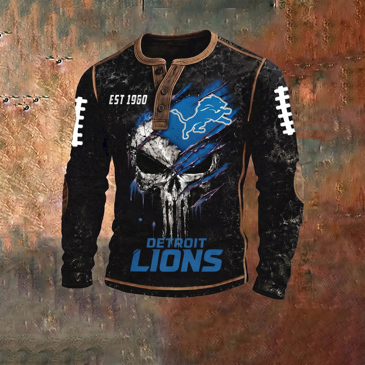 PREMIUM NFL X DET EXCLUSIVE Shadow Skull NFL Long Sleeve – Tactical Edition