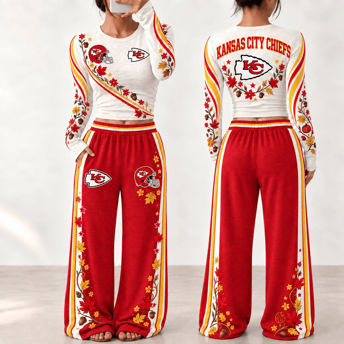 PREMIUM NFL X KC EXCLUSIVE Woman Fall Season Lounge Set Limited Edition