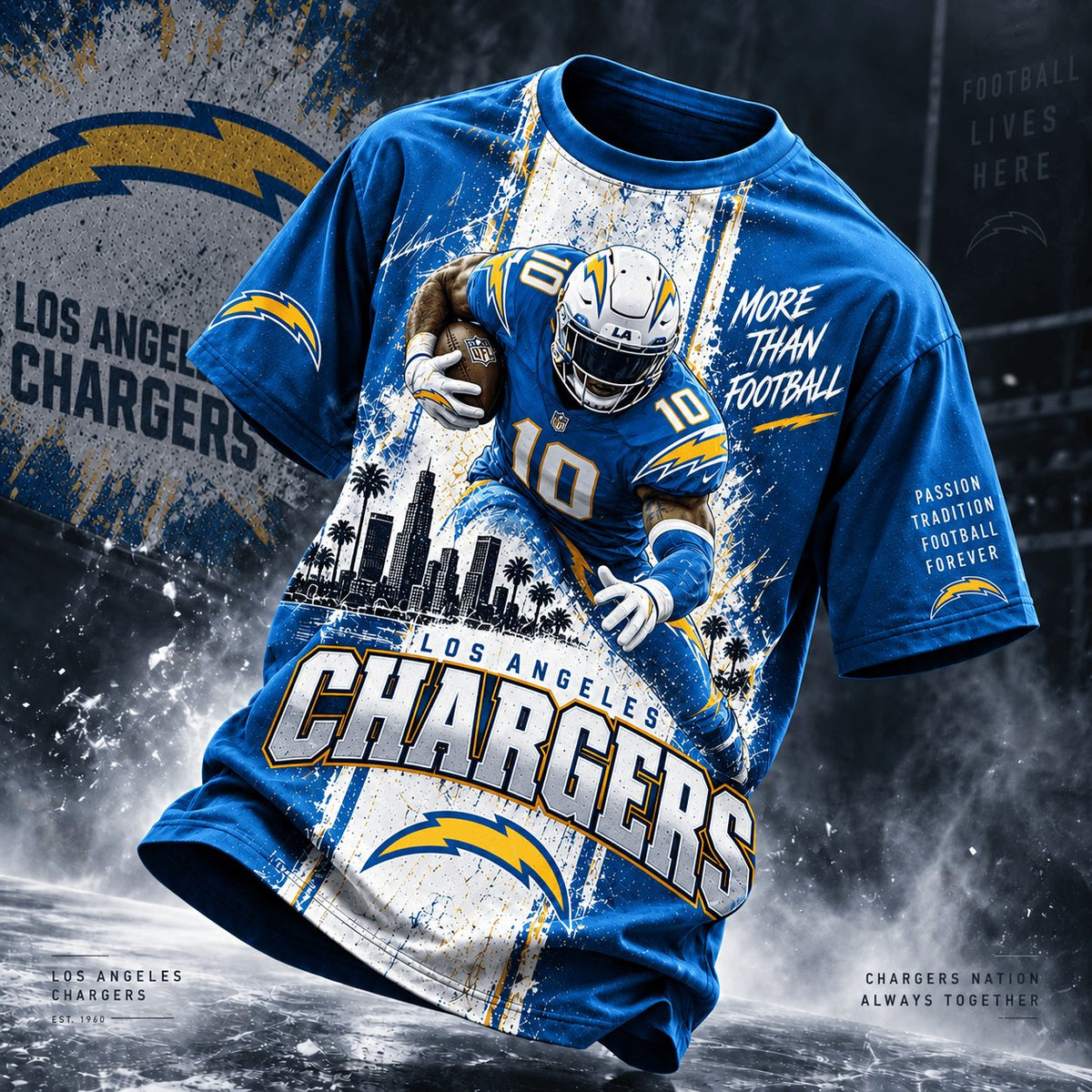 PREMIUM NFL X LAC EXCLUSIVE Ice Grit 3D Shirt For Fans Limited Edition