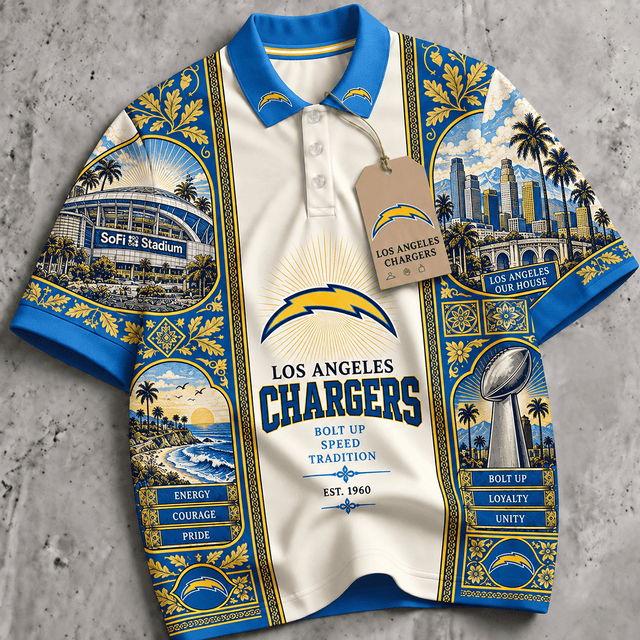 PREMIUM NFL X LAC EXCLUSIVE RETRO VINTAGE POLO SHIRT LIMITED EDITION