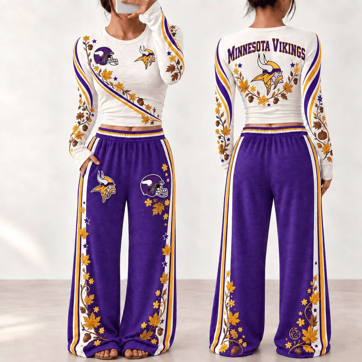 PREMIUM NFL X MIN EXCLUSIVE Woman Fall Season Lounge Set Limited Edition