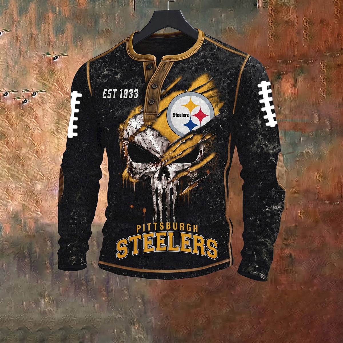 PREMIUM NFL X PIT EXCLUSIVE Shadow Skull NFL Long Sleeve – Tactical Edition