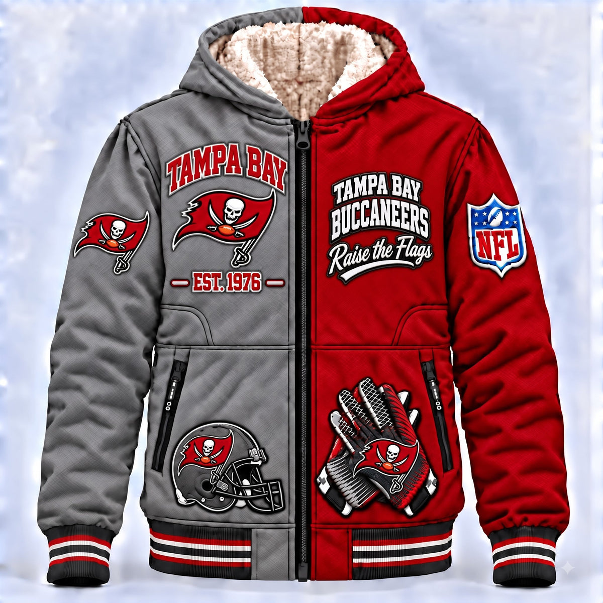PREMIUM NFL X TB AURA LUXE FLEECE JACKET LIMITED EDITION
