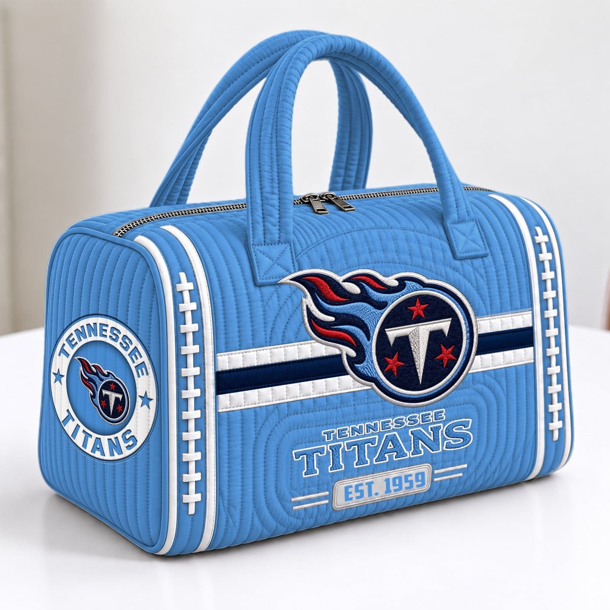 PREMIUM NFL X TEN EXCLUSIVE 3D Quilted Luggage Travel Bag LIMITED EDITION