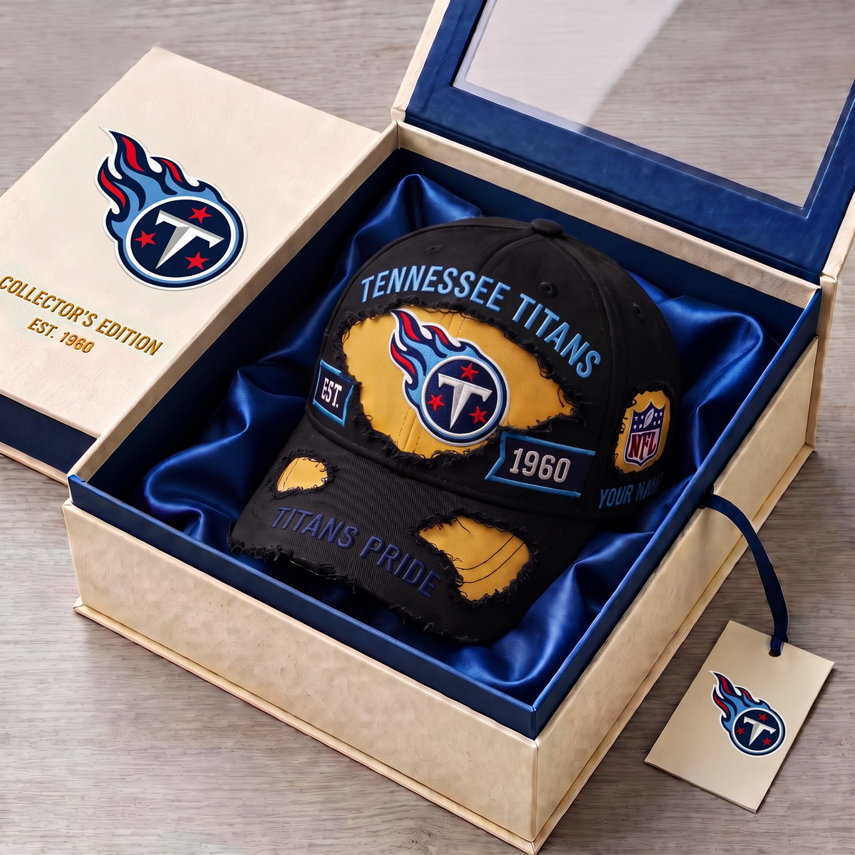 PREMIUM NFL X TT DELUXE CUSTOME NAME CLASSIC CAP LIMTED EDITION