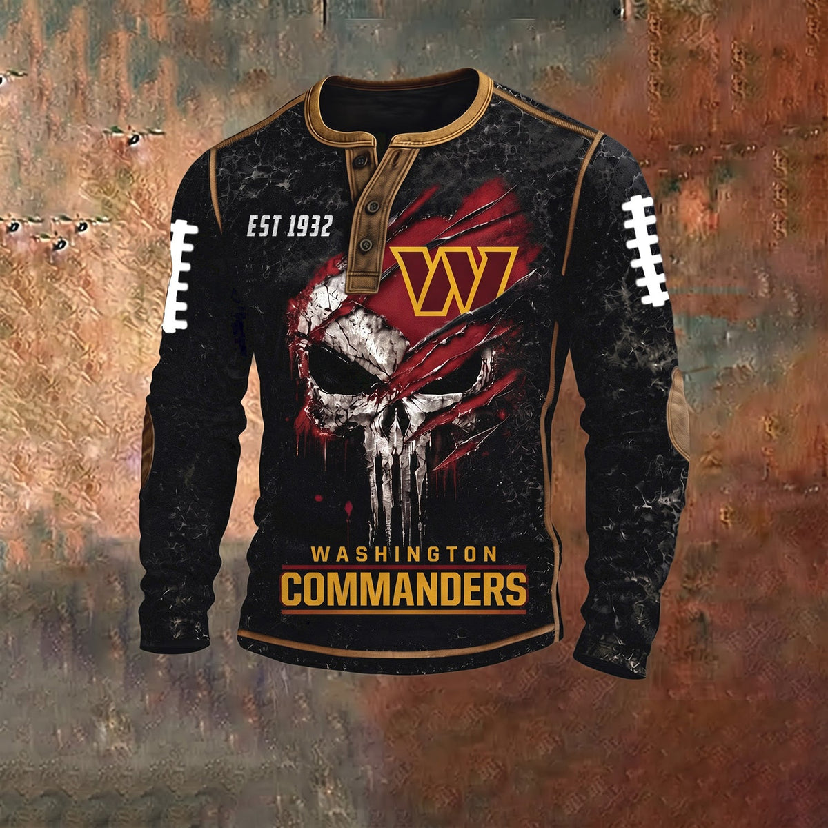PREMIUM NFL X WAS EXCLUSIVE Shadow Skull NFL Long Sleeve – Tactical Edition