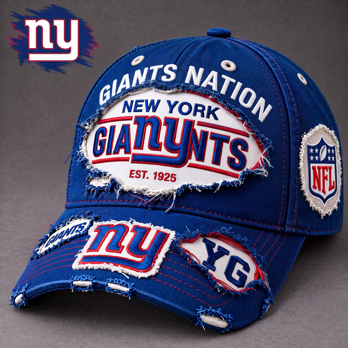 OFFICIAL NFL X PREMIUM NYG BESPOKE GAME DAY CAP EDITION