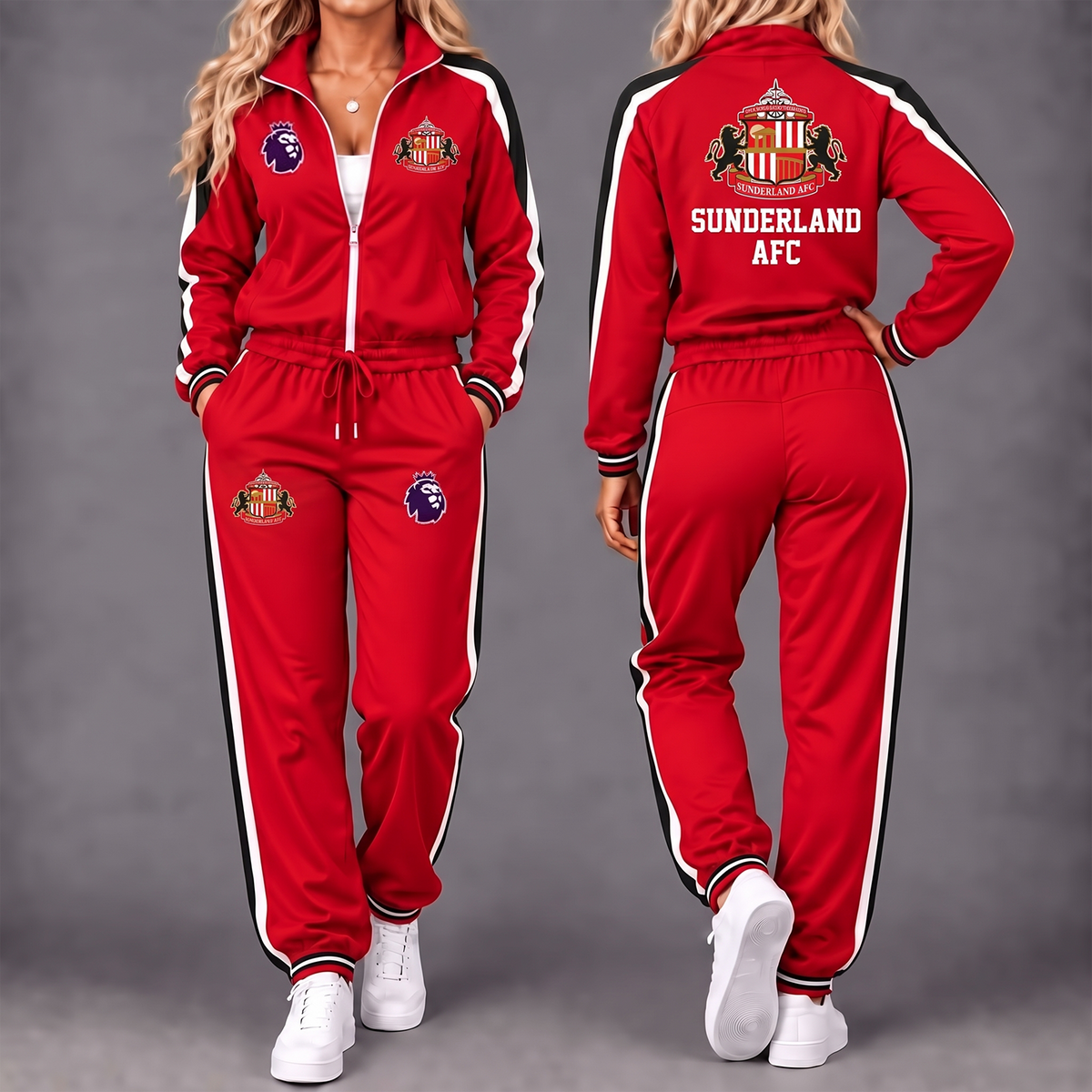 Premium EPL x SUN Game Day Waterproof Windbreaker Zip-Up Tracksuit Set
