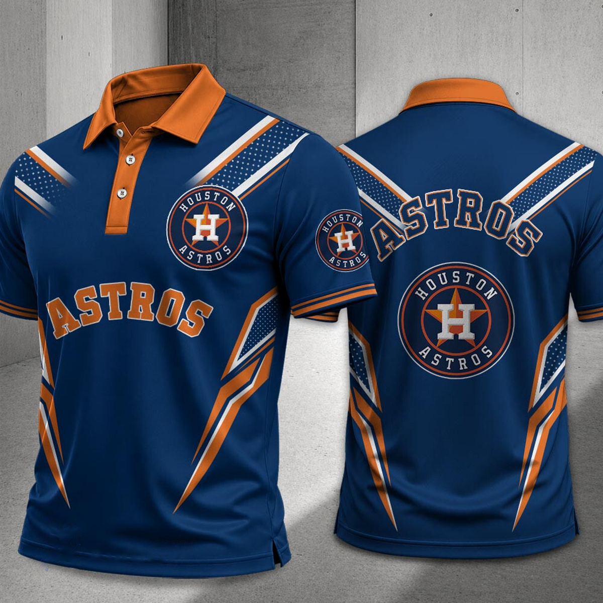 Premium MLB x HOU Polo Shirt